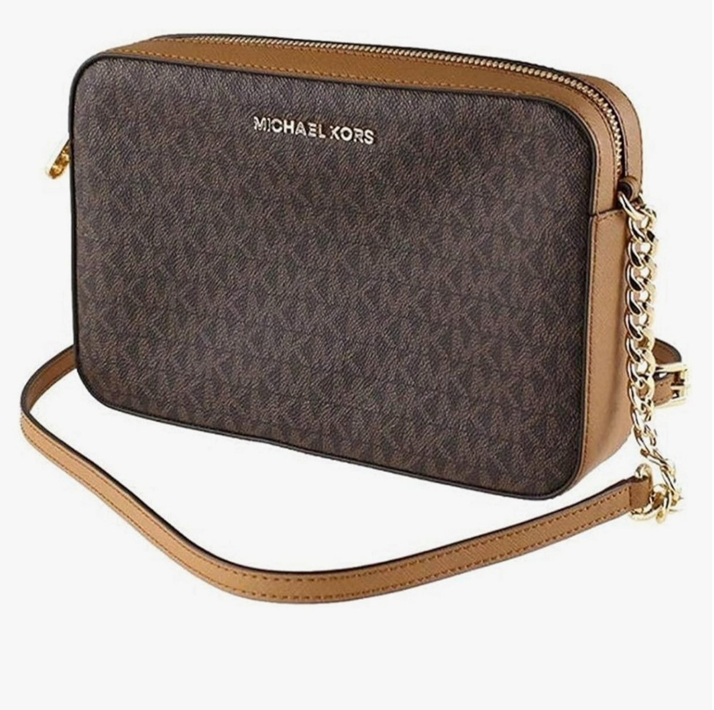 Michael Kors handbag Mod. Jet Set ITEM brown color.